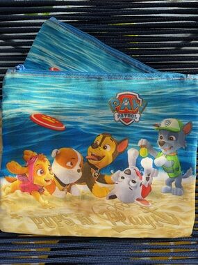Nickelodeon Paw Patrol Beach Pouch Set - Blue and Tan